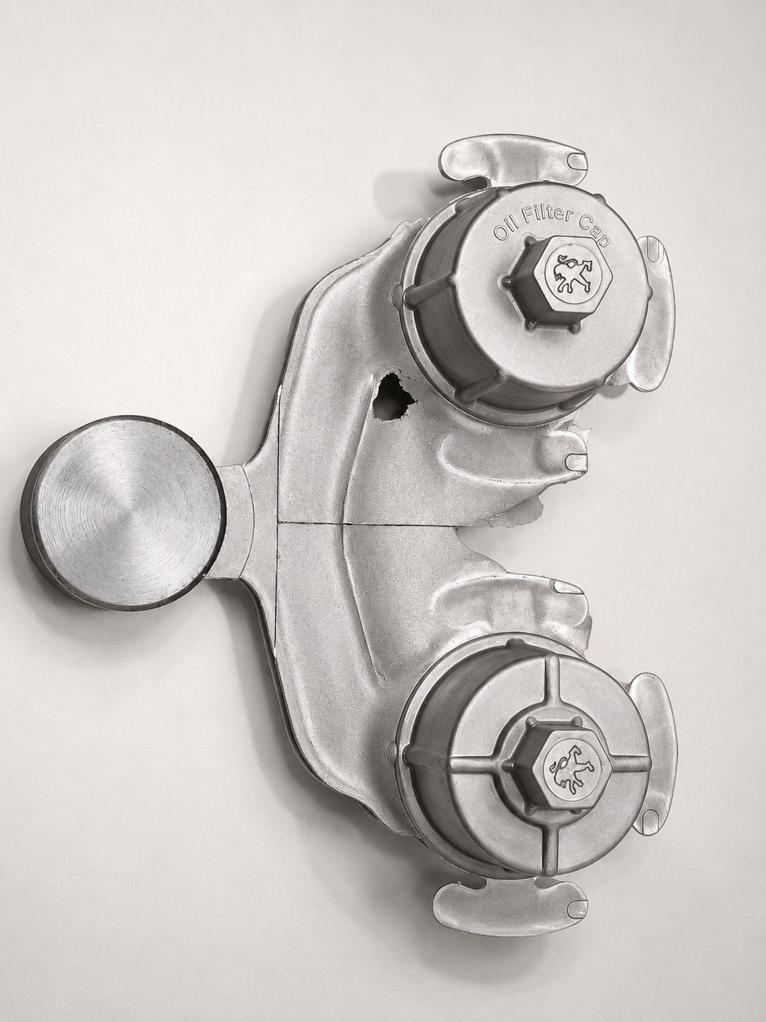 Produced die-cast part